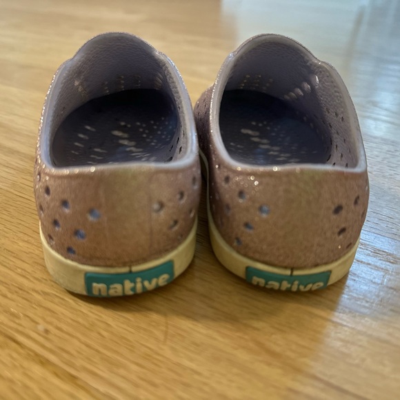 Purple sparkly natives in toddler size 8 - Picture 3 of 5